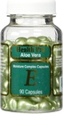Huile de peau Aloe Vera & Vitamine E, 90 capsules vertes