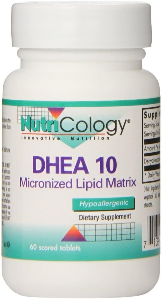 Nutricologie Dhea 10 Mg Comprimés à libération prolongée, 60 Nombre