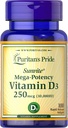 Puritan's Pride Vitamin D3 10,000 IU-100 Softgels