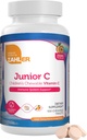 Zahler Junior C Advanced Chewable pour les enfants - Delicious Orange Flavor - Casher Kids pour l'immunité - Vitamine C Chewable Antioxydant - (500 Compte)