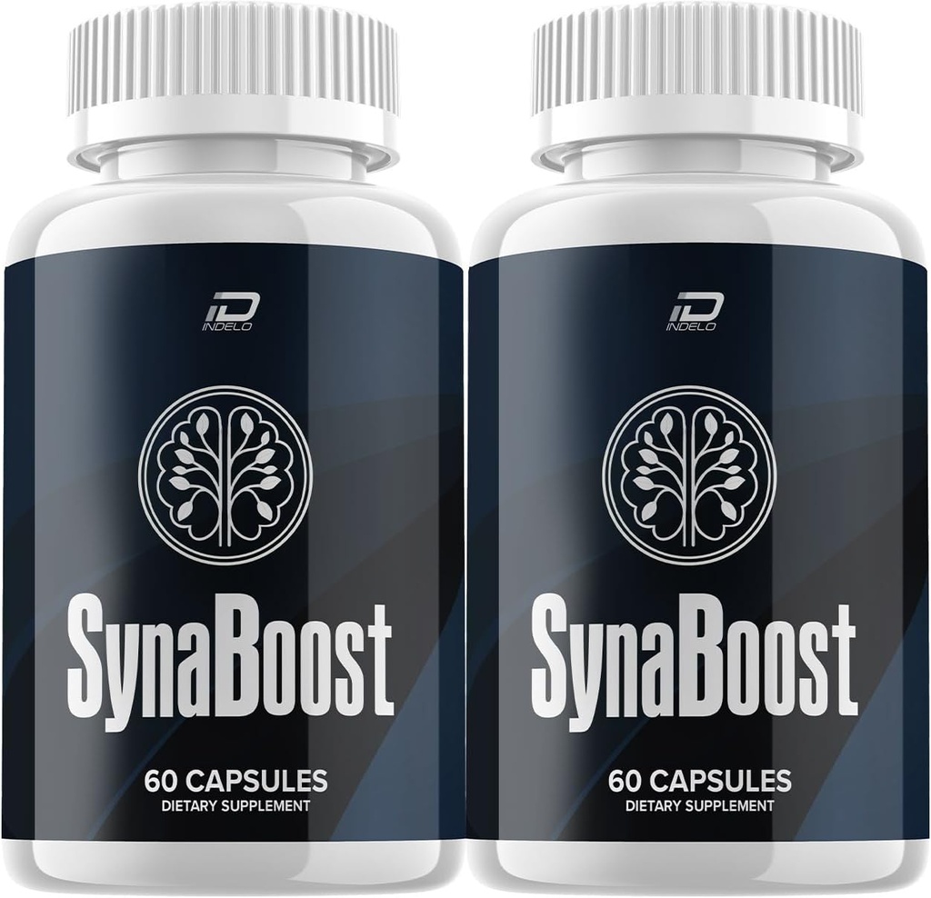 SynaBoost Capsules de supplément Cerveau – Formule de force maximale tout naturel pour les pilules de mémoire et de focus améliorées, le soutien de Syna Boost et les critiques (2 Pack – 120 Capsules)