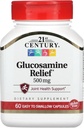 21st Century Glucosamine Relief, 500 mg, 60 Easy to Swallow Capsules