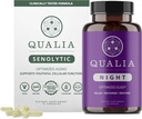 Qualia Life Sciences Bundle Qualia Night & Qualia Sénolytique, Suppléments scientifique pour le sommeil rafraîchissant et la réparation optimale des cellules
