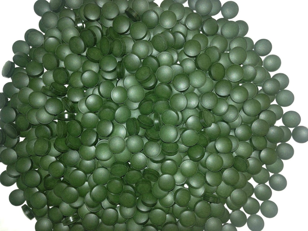 Raw Power Thor's Hammer (1000 Tablets Pure chlorella/spirulina Blend, 250g Total), Organics Brand