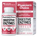 CHOIX Digestive Enzymes pour Bloating & Digestion - 16 Enzymes avec Prébiotiques organiques et probiotiques pour la santé gustative et digestive - Relief du temps des repas - Soutien à double action - 60 CT