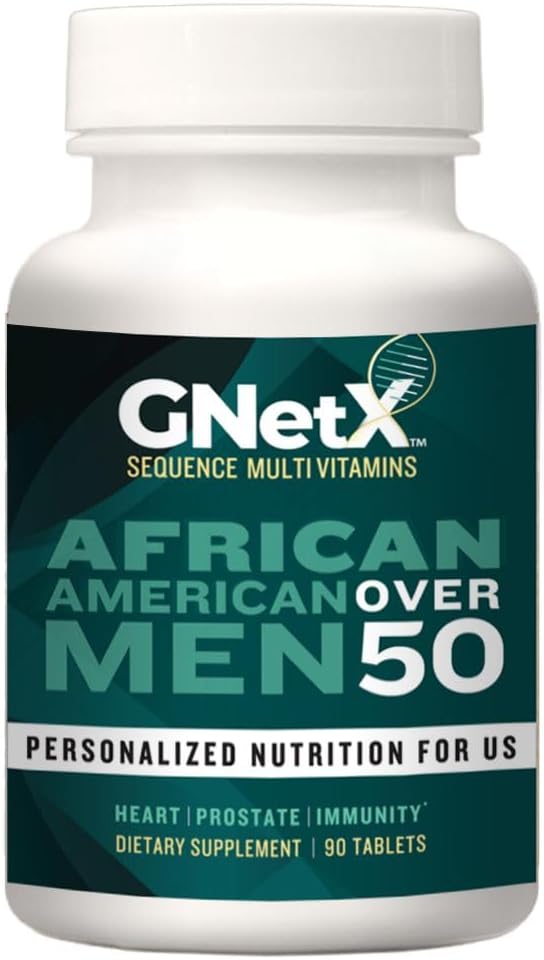 Multivitamines de séquence pour les hommes afro-américains de plus de 50 ans - soutient la santé et le bien-être optimaux - Formule puissante aide à stimuler l'immunité, la santé cardiaque et le soutien de la pression artérielle