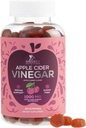 Gommies de vinaigre de cidre de pomme végétalien 1000mg - supplément de vitamine Gommy sans sucre avec vitamine B12 pour l'énergie - Digestion amicale kéto, désintoxication, nettoyage - sans gélatine, non-OGM - 60 Gommies