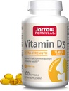 Formules de Jarrow Vitamine D3 25 mcg, complément alimentaire, os et articulations, soutien pour la santé immunitaire et le métabolisme du calcium, 100 softgels, 100 jours d'approvisionnement