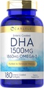 Supplément Carlyle DHA 1500mg. 180 Softgels.
