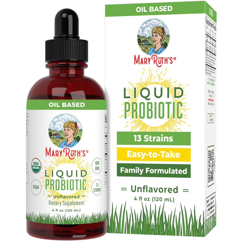 MaryRuth Organics USDA Organic Liquid Probiotics Digestive Health (en anglais seulement) Gut Health (en anglais seulement) Probiotiques pour les femmes Probiotiques pour les hommes Probiotiques pour les enfants Acidophilus Probiotic (en anglais seulement) Non-GMO (en anglais seulement) 40 portions
