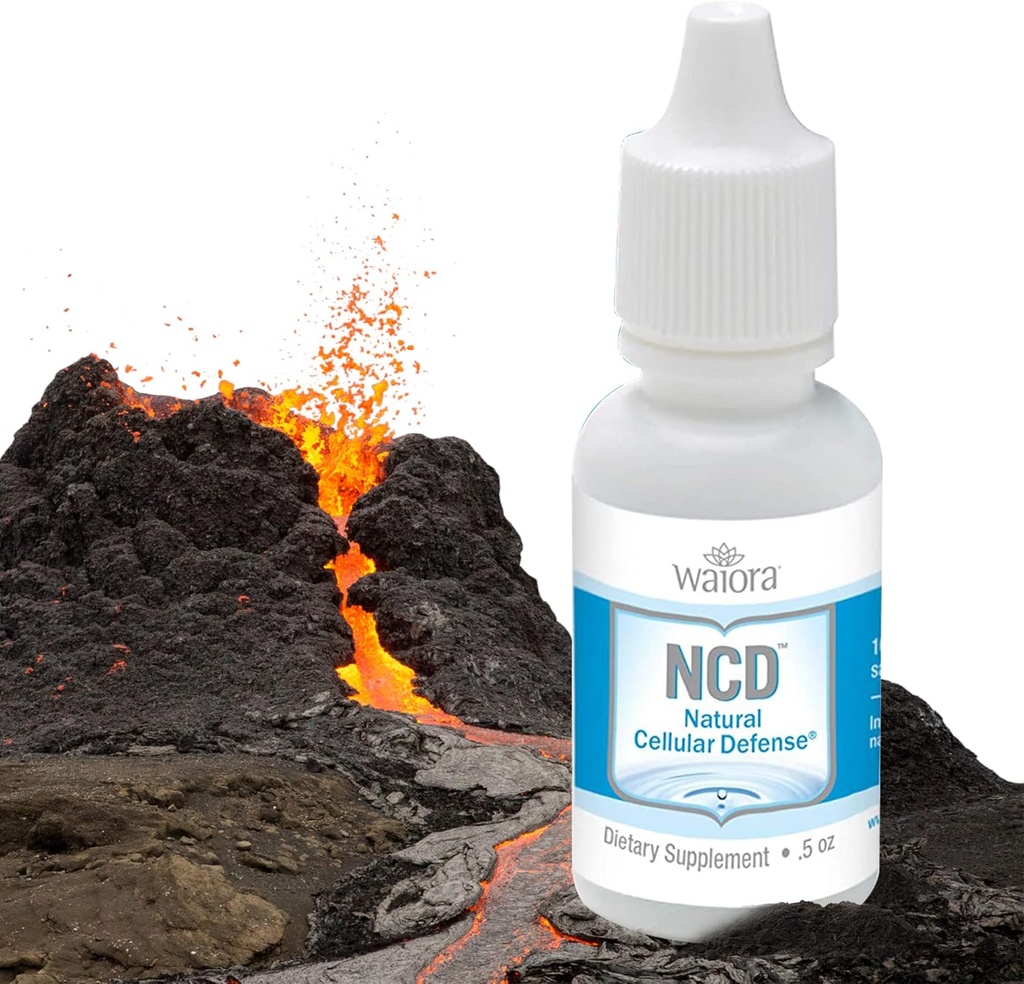 Waiora NCD activé gouttes de zéolite liquide, pour nettoyer le corps naturel et promouvoir le soutien immunitaire, mélanger dans les aliments/boissons, tout naturel, promouvoir l'équilibre du pH - 2 (0,5 oz) Bott, 180 serv.