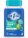 One A Day Teen for Him Multivitamin Gummies, Gummy Multivitamins with Vitamin A, C, D, E and Zinc for Immune Health Support, Physical Energy & more, 60 Count