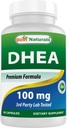 Meilleurs suppléments naturels DHEA 100mg 60 capsules - soutient les niveaux d'hormone équilibrés pour les hommes et les femmes - favorise le vieillissement en santé - fabriqués aux États-Unis