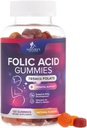 Folic Acid Gummies for Women 785 mcg, Essential Prenatal Vitamins for Mom & Baby, Vegan Folic Supplement Gummy, Daily Vitamin B9 Extra Strength Folate, Before During After Pregnancy - 120 Gummies