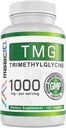 MAAC10 TMG 1000MG Supplément certifié NSF : Triméthylglycine ou Betaïne Anhydre. Méthylation, homocystéine et soutien du foie (120 capsules)