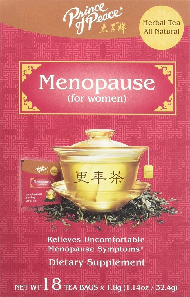 Prince of Peace® Menopause Herbal Tea 18 Bags