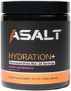 ASALT Hydratation+ Mélange de poudre d'électrolyte, 30 portions, sans sucre avec sel rose himalayen, zinc, créatine monohydraté et taurine, récupération active pour le sport et le fitness, Keto et Paleo