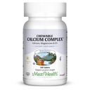 Maxi Health Chocable Calcium Complex – Vanilla Flavor Vitamine D3 et Magnésium Chewables pour aider à soutenir les os – supplément de magnésium et de calcium Kosher pour les femmes et les hommes (180 comte)