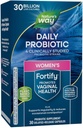 Nature's Way Fortify Daily Probiotic pour les femmes, 30 milliards de cultures vivantes, 10 souches, prébiotiques et probiotiques pour les femmes, soutient la santé digestive et immunitaire* Pas de réfrigération nécessaire, 30 capsules