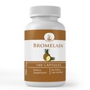 Ingrédients originaux purs Bromelain, (100 capsules) Toujours pur, sans additifs ou charges, laboratoire vérifié