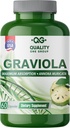 GRAVIOLA MAX - Supplément d'extrait de gravola pure - Sourop (Annona muricata) - Immune System Booster & Antioxydants dans chaque gélule de gravola pure