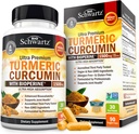 Curcumine curcumine avec extrait de poivre noir 1500mg - Supplément curcuma ultra-potent à haute absorption avec 95% Curcuminoides et BioPerine - Capsules Tumériques non OGM pour le soutien des articulations - 90 Capsules