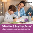 windnature L-Theanine Gummies 200mg – Vegan Calm & Focus Supplément pour les adultes et les enfants 4 ans et plus – Berry mixte à croquer, faible sucre, non somnolent*