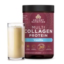 Ancient Nutrition Collagène Peptides Poudre, Protéines Multi Collagènes, Femmes & Hommes, Vitamine C, Probiotiques, Collagène Hydrolysé, Supporte la peau, articulaires, Santé Gut, Vanille, 24 portions