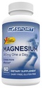 Supplément de magnésium complexe MGSPORT- Absorption élevée avec les vitamines B6, D, E - Soulage les crampes et le soutien musculaire - 60 portions