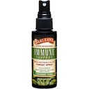Barlean's Peppermint Lemon Olive Leaf Extract Throat Spray, 1.5oz | Immune support spray, itchy throat relief, sage, peppermint lemon, olive leaf extract liquid, oleuropein antioxidant, non-GMO