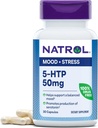 Natrol Mood & Stress 5-HTP 50mg, complément alimentaire aide à soutenir une humeur équilibrée, 30 capsules, 7-30 jours d'approvisionnement