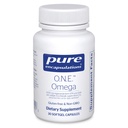 Encapsulations pures O.N.E. Omega - Supplément d'huile de poisson pour la santé cardiaque, les articulations, la peau, les yeux et la cognition* - Huile de poisson Concentré avec EPA et DHA - 30 capsules de softgel