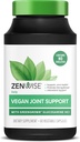 Zenwise Health Vegan Joint Support Supplement - Extrait de HCl de Glucosamine, de Turmeric et de Boswellia - Soutient Bone Health + Joints-Magnésium et vitamine D (D3 sous forme de Cholecalciferol) - 60 Capsules
