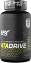 EFX Sports Vita Drive (multivitamine) Formulé pour les athlètes (complexe de vitamines, minéraux, micronutriments et antioxydants) 30 portions, 120 capsules