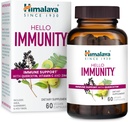 Himalaya Hello Immunity with Quercetin, 60 jours d'approvisionnement - supplément de soutien à base de plantes immunitaires, bioflavonoïde et antioxydant pour l'immunité et le bien-être quotidien - végétalien, non-OGM, sans gluten, 500 mg, 60 capsules