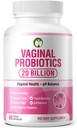 Probiotiques vaginaux pour la santé des femmes 20 milliards de CFU-PH Balance & soutien de l'odorat vaginigal 60 capsules