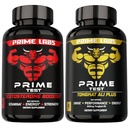 Prime Labs Test Prime Test Testostérone Booster (60 ct) + Tongkat Ali Plus (60 ct)