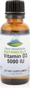 Pure Mountain Botanicals Gouttes liquides en vitamine D - Casher non aromatisé D3 gouttes liquides dans l'huile MCT - 5000UI par portion - 1 oz