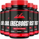 (5 Pack) Erecboost Capsules, Toutes les formules avancées naturelles, 300 Capsules