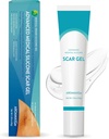 Aroamas Scar Advanced Scar Gel - Medical-Grade Silicone Scar Gel for Surgical Scars, for Face, Scar gel with silicone for Keloids, C-Section, Cosmetic Procedures, Burns, Injuries - 45g