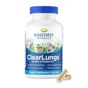 RidgeCrest Herbals ClearLungs Extra Strength, Daily Health Supplement, Natural Lung and Nasal Wellness Formula (120 Vegan Caps, 60 Serv)