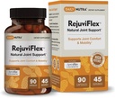 RejuviFlex - Supplément articulaire naturel avec/ApresFlex Boswellia AKBA, Curcumine curcumine, Piperine et barre de saule blanc - pour la fonction des mains, genou, santé articulaire globale (90 capsules)