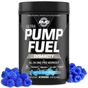 Pompe de sport PMD Combustible Ultra Insanité - Poudre de pré-entraînement Premium et Pompe musculaire, Plus grande concentration, Endurance et récupération, Créatine Premium, Arginine et Beta Alanine - Arctic Blue Blast (30 portions)