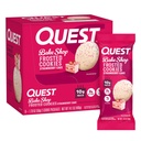 Quest Nutrition Biscuits congelés Twin Pack, Cake aux fraises, 1g de sucre, 10g de protéines, 2g de glucides nets, sans gluten, 16 cookies