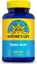 Nature's Life Malic Acid 800 mg de Chelating Agent peut aider à soutenir l'énergie et le confort musculaire.