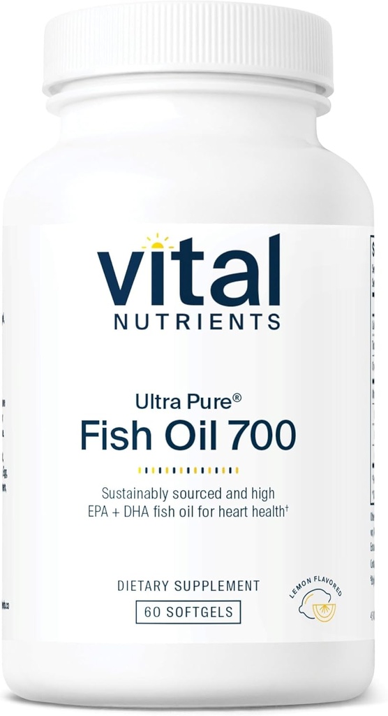 Nutriments vitaux Ultra Pure® Huile de poisson 700,00 $ Soutient la santé du coeur, du cerveau et des articulations*