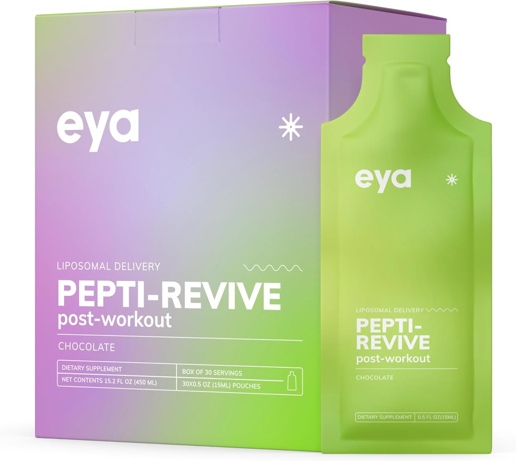 Liposomal Supplement for Post-Workout Routine, Helps to Increase Muscle Protein, Minimized Inflammation, Boost Energy for Men & Women (Chocolate Flavour - Box of 30 Sachets x 15ml)