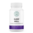 Formule de soutien pour le bien-être et la détente - Mélange puissant avec Magnésium, L-Theanine, GABA et Mélatonine - Améliore la relaxation + favorise des modèles de sommeil sains - 60 Capsules