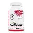 Capsules de mannose D Plantvital avec canneberge - D-mannose Capsules de 1000mg - Haute puissance pour le soutien de la vésicule, du rein et du trac urinaire. Poudre de canneberge avec Hibiscus et Dandelion. 6 mois