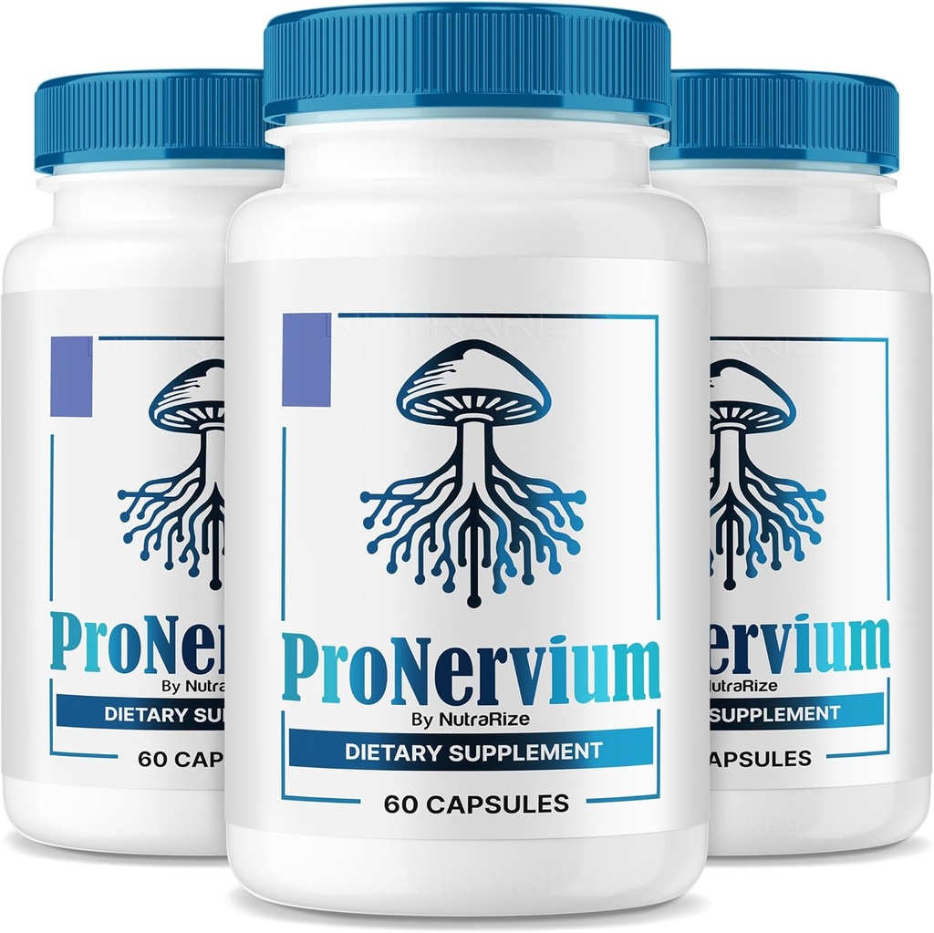 (3 Pack) ProNervium - ProNervium Advanced Nerve Health Supplement, ProNervium Nerve Support Dietary Pills, Formule tout naturel pour un mode de vie dynamique, Pro Nervium Pastillas Reviews (180 Capsules)